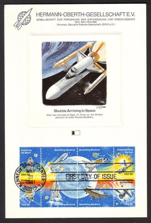 Postzegels ruimtevaart / meteo : Diverse FDC's en brieven, Timbres & Monnaies, Timbres | Timbres thématiques, Affranchi, Autres thèmes