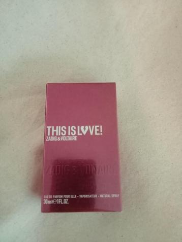 Zadig & Voltaire This is love (for her) edp 30 ml