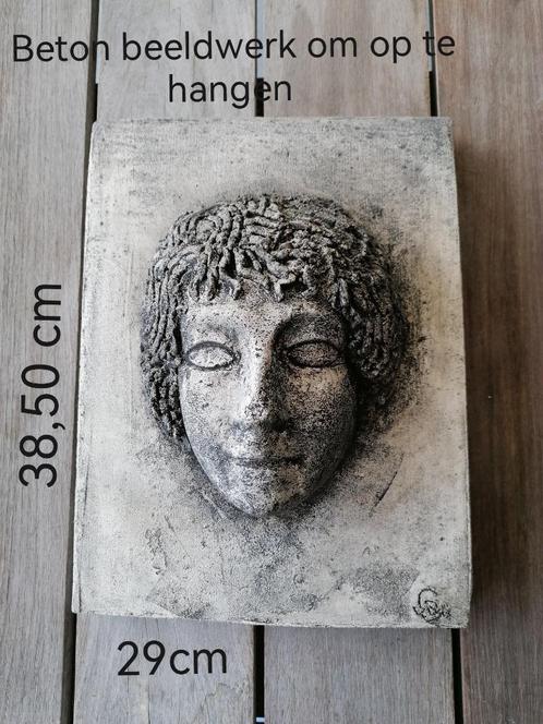Kader : Beeld in beton om op te hangen, Antiquités & Art, Art | Sculptures & Bois, Enlèvement