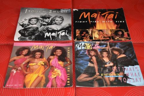 45t's van de meidengroep Mai Tai, jaren'80, CD & DVD, Vinyles | Pop, Comme neuf, 1980 à 2000, Enlèvement ou Envoi