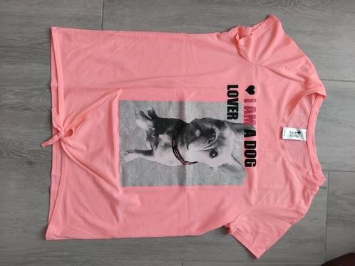 Roze t-shirt hond Small, Vêtements | Femmes, T-shirts, Neuf, Taille 36 (S), Rose, Manches courtes, Enlèvement ou Envoi