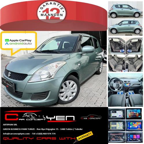 Suzuki Swift 1.2i*CarPlay*Airco*Navi*Bluetooth*Garantie 12 m, Autos, Suzuki, Entreprise, Achat, Swift, ABS, Caméra de recul, Airbags