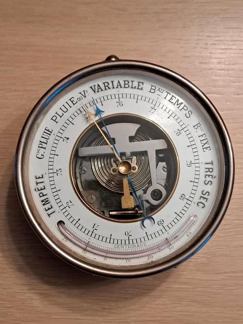 Vintage aneroïde barometer, Antiek en Kunst, Curiosa en Brocante, Ophalen