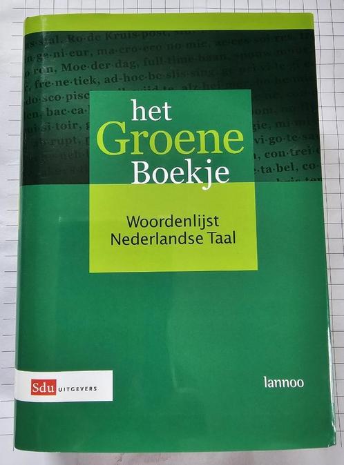 Het groene boekje – Woordenlijst Nederlandse taal - nieuw, Livres, Dictionnaires, Neuf, Néerlandais, Enlèvement ou Envoi