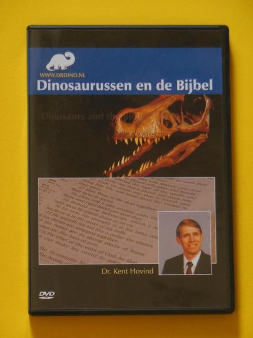 DVD Dinosaurussen en de Bijbel - Dr. Kent Hovind (Dr. Dino), Cd's en Dvd's, Dvd's | Religie en Gospel, Zo goed als nieuw, Alle leeftijden