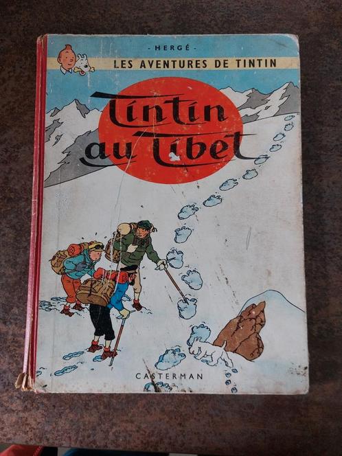 Tintin au Tibet 1960 NO DPD, Livres, Aventure & Action, Utilisé, Enlèvement ou Envoi