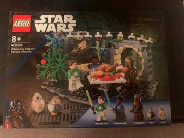 Lego Star Wars Millennium Falcon Holiday Diorama (New)