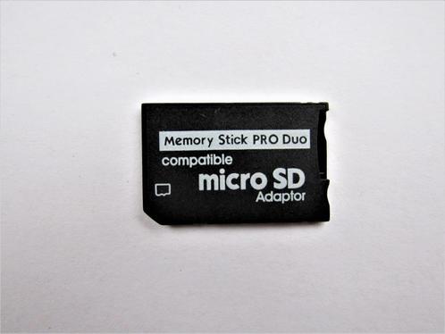 Adaptateur Memory Stick Pro Duo pour micro SD neuf, TV, Hi-fi & Vidéo, Photo | Cartes mémoire, Neuf, Memory stick, Moins de 2 GB