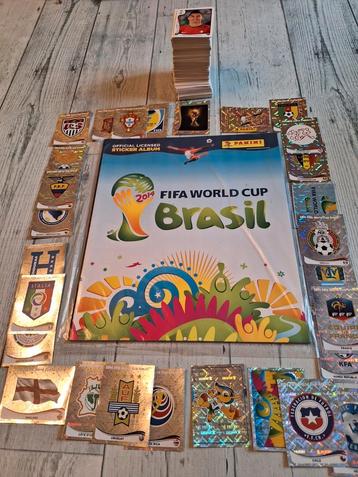 Panini leeg album + 572 stickers! Wereldbeker 2014! Ronaldo 