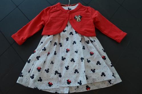 C&A Disney jurkje minnie en vestje wit/rood maat 68, Enfants & Bébés, Vêtements de bébé | Taille 68, Comme neuf, Fille, Robe ou Jupe