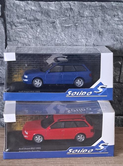 2x Audi RS2 Avant 1995 1:43ème, Hobby & Loisirs créatifs, Voitures miniatures | 1:43, Neuf, Voiture, Solido, Enlèvement ou Envoi