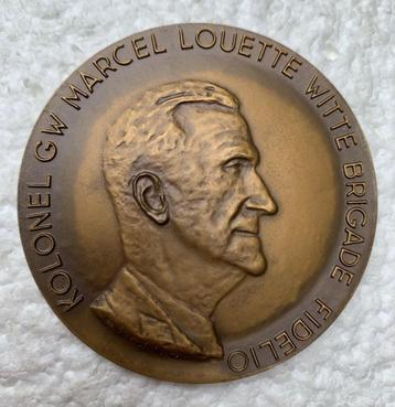 Medaille, Penning, Marcel Louette FIDELIO, WitteBrigade 1940