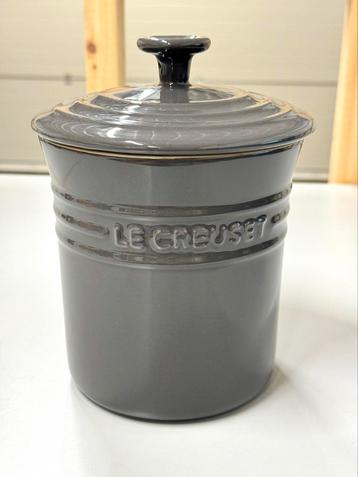 Le Creuset - aardewerk voorraadpot XL 2.1 Liter grijs Nieuw