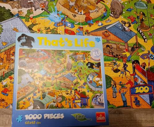 Puzzel - That's Life, Hobby & Loisirs créatifs, Sport cérébral & Puzzles, Comme neuf, Puzzle, 500 à 1500 pièces, Enlèvement ou Envoi