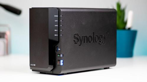 Synology DS220+ avec 2 WD Red 3 To, Informatique & Logiciels, Disques durs, Comme neuf, Desktop, Externe, NAS, Enlèvement ou Envoi