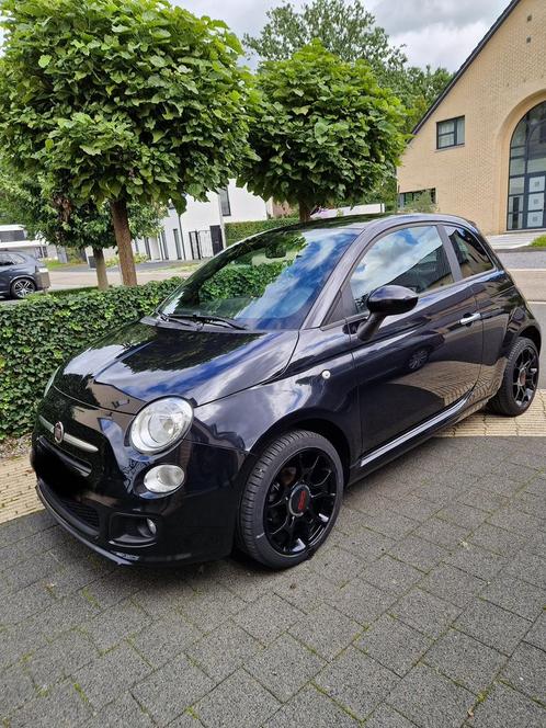 2014 FIAT 500 ROOD SPORT INTERIEUR MET EXTRA WINTERBANDEN, Auto's, Fiat, Particulier, ABS, Airbags, Airconditioning, Alarm, Bluetooth