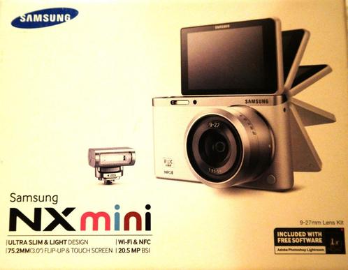 Samsung NX mini + objectif 9-27 mm f/3,5-5,6 ED OIS, TV, Hi-fi & Vidéo, Appareils photo numériques, Comme neuf, Compact, Samsung