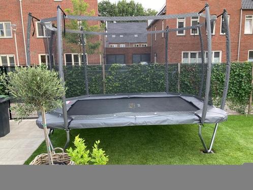 €950 Gebruikte DEMO grijze AVYNA Pro-Line 380x255 + Royal ne, Enfants & Bébés, Jouets | Extérieur | Trampolines, Comme neuf, Enlèvement