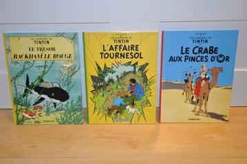 Tintin 3 Bds édition C8 en tb état