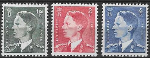 Belgie 1953 - Yvert/OBP 909-911 - Koning Boudewijn (PF), Postzegels en Munten, Postzegels | Europa | België, Postfris, Staatshoofden