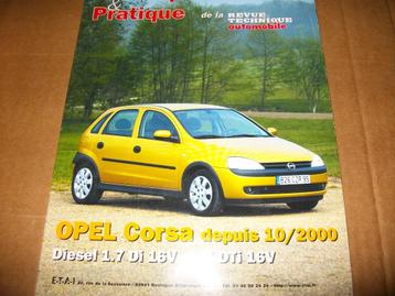 revue technique opel corsa C diesel TD de 2000-2002