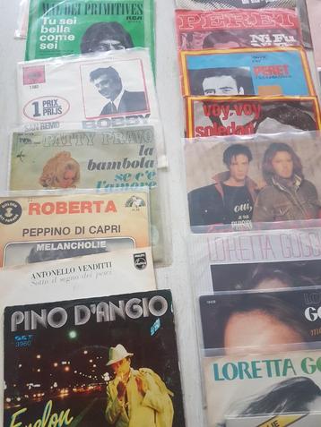 Vinyl singles Italiaans