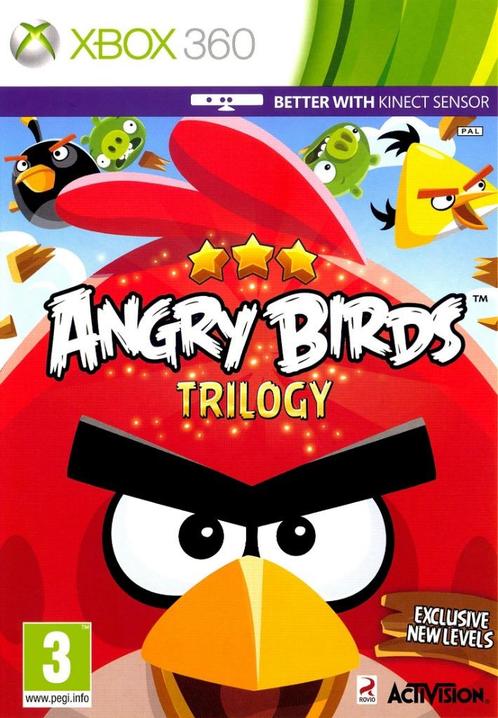 Angry Birds Trilogy, Consoles de jeu & Jeux vidéo, Jeux | Xbox 360, Comme neuf, Aventure et Action, 1 joueur, À partir de 3 ans