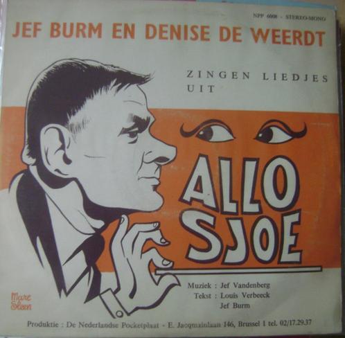 Jef Burm – Zingen Liedjes Uit Allo Sjoe (Marc Sleen), CD & DVD, Vinyles | Néerlandophone, Utilisé, Bande Originale ou Comédie musicale