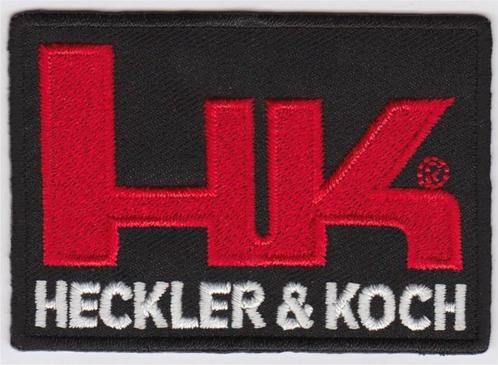 HK Heckler & Koch stoffen opstrijk patch embleem, Collections, Vêtements & Patrons, Neuf, Envoi