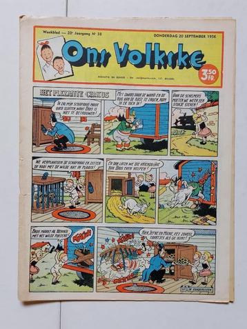 Vandersteen Prinske Plezante Cirkus - Ons Volkske 20/09/1956