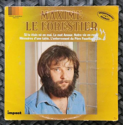 LP Maxime Le Forestier de 1980, CD & DVD, Vinyles | Pop, Utilisé, 1980 à 2000, Enlèvement ou Envoi