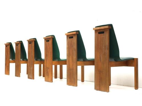 Unieke vintage Brutalist stoelen jaren '60 '70 design mcm, Huis en Inrichting, Zetels | Voetbanken en poefs, Ophalen of Verzenden