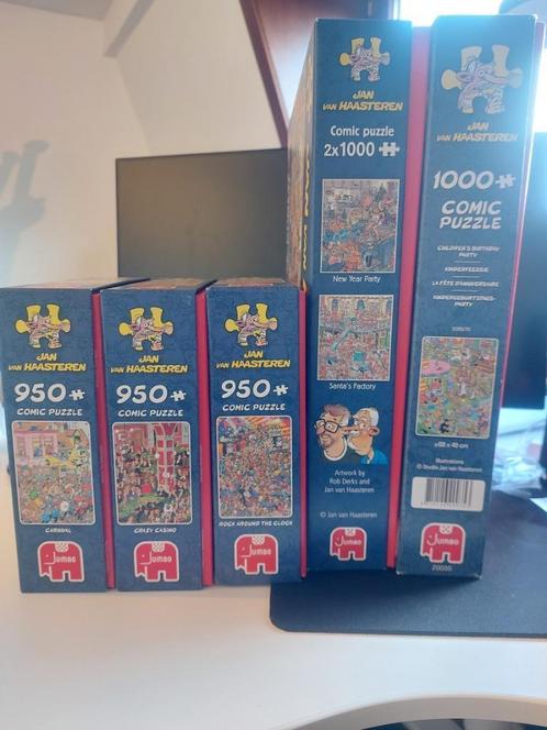 Puzzels Jan van Haasteren, Hobby en Vrije tijd, Denksport en Puzzels, Zo goed als nieuw, Legpuzzel, 500 t/m 1500 stukjes, Ophalen