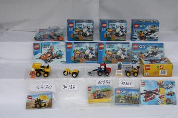 9 kleinere Lego sets in één lot aan 33 € voor het lot van 9