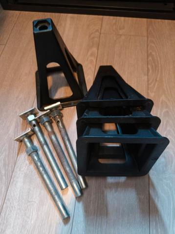 4x Caravan/Camper stabilisatiesteunen