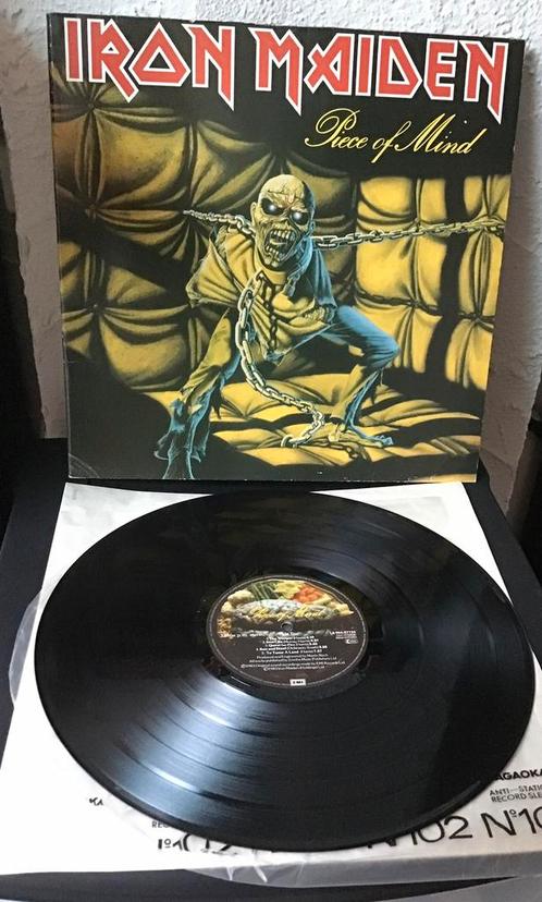 Iron Maiden : Piece of Mind. Vinyle EMI Holland 1983 + livre, CD & DVD, Vinyles | Rock, Enlèvement ou Envoi