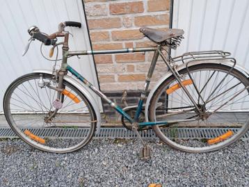 Vintage single speed stalen fiets