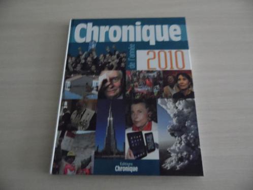 CHRONIQUE DE L'ANNÉE   2010, Livres, Encyclopédies, Comme neuf, Tome à part, Général, Enlèvement ou Envoi