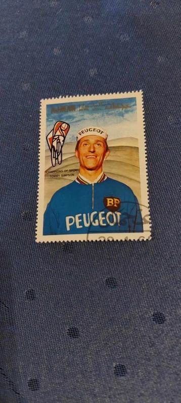 Postzegel : Tom Simpson / Ajman Stamp