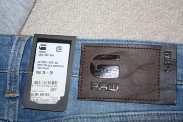Nieuw: jeans broek van G-Raw, maat W28-L30