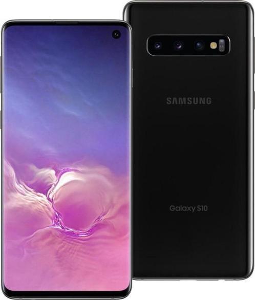 Samsung Galaxy S10 - 128GB - Prism Zwart, Télécoms, Téléphonie mobile | Samsung, Utilisé, Galaxy S10, 128 GB, Sans abonnement