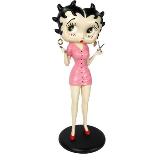 Coiffeur Betty Boop 98 cm - Statue Betty Boop, Collections, Statues & Figurines, Neuf, Enlèvement