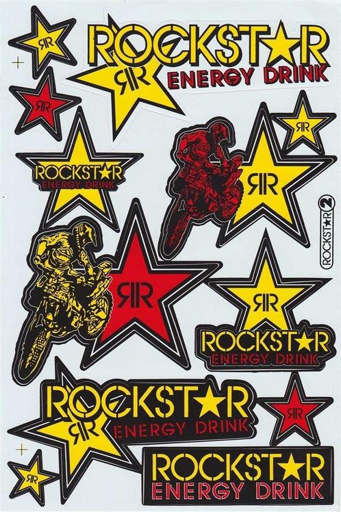 Rockstar stickervel #5, Collections, Autocollants, Neuf, Envoi