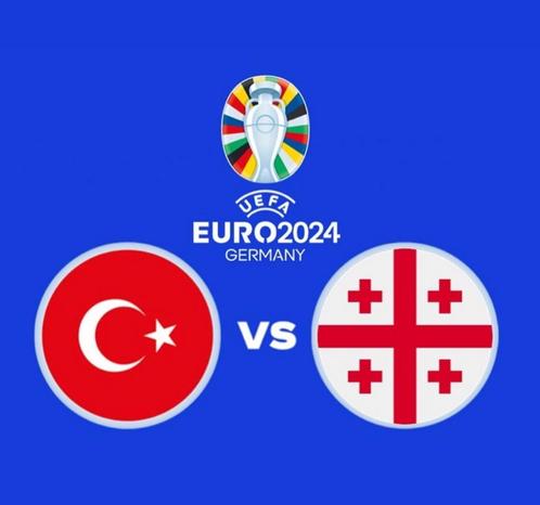 EURO 2024 Tickets - Turkije v Georgie, Tickets en Kaartjes, Sport | Voetbal, Drie personen of meer, Juni, Losse kaart