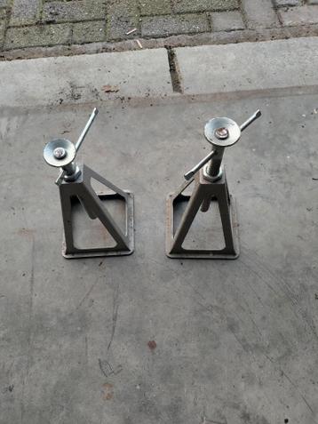 2 alu verstelbare steunpoten