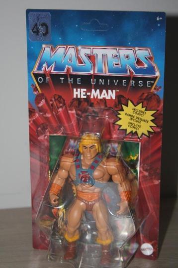 Masters of the universe , HE-MAN 40 jaar , met comic , Nieuw