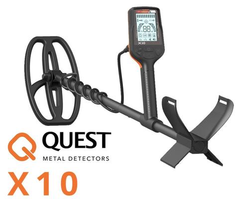 Metaaldetector Quest X10 PRO, Hobby en Vrije tijd, Metaaldetectors, Nieuw, 30 cm of minder, Overige merken, Discriminatie metaaldetectie
