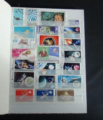 Postzegegelalbum A5 (21) verschillende landen, vervoer, vol