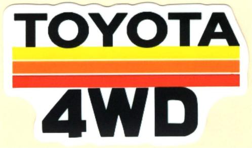 Toyota 4WD sticker #18, Autos : Divers, Autocollants de voiture, Envoi