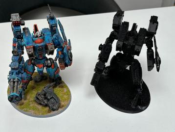 warhammer 40k Tau XV104  3X Riptide Battlesuits